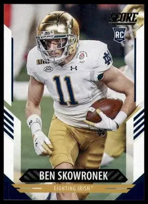2021 Score Ben Skowronek RC 333 Notre Dame Fighting Irish