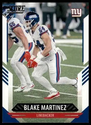 2021 Score Blake Martinez 64 New York Giants