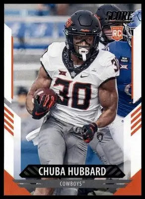 2021 Score Chuba Hubbard RC 311 Oklahoma State Cowboys