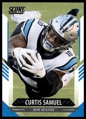 2021 Score Curtis Samuel 203 Carolina Panthers