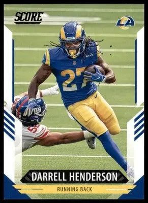2021 Score Darrell Henderson 252 Los Angeles Rams