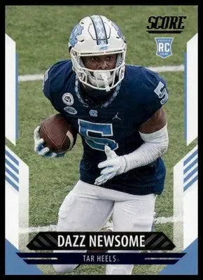 2021 Score Dazz Newsome RC 370 North Carolina Tar Heels