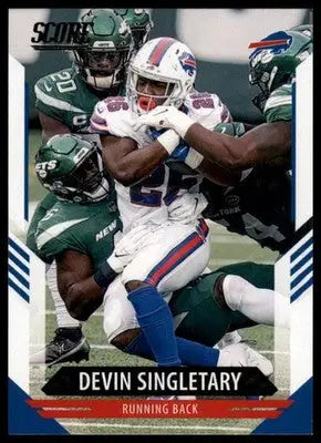 2021 Score Devin Singletary 24 Buffalo Bills