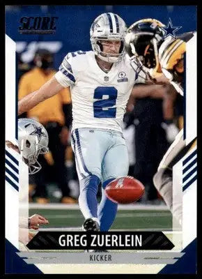 2021 Score Greg Zuerlein 59 Dallas Cowboys