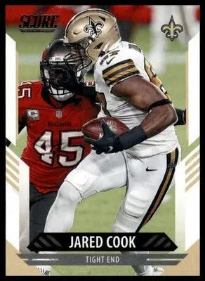 2021 Score Jared Cook 211 New Orleans Saints
