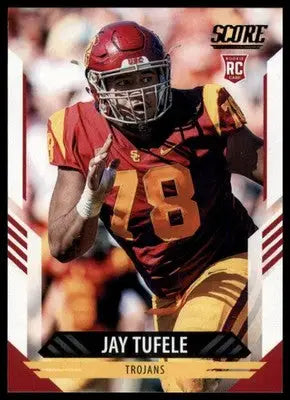2021 Score Jay Tufele RC 392 USC Trojans