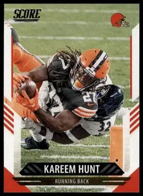 2021 Score Kareem Hunt 109 Cleveland Browns