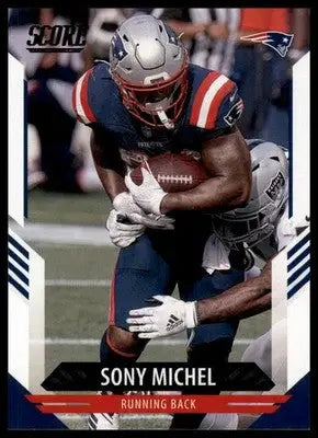 2021 Score Sony Michel 38 New England Patriots