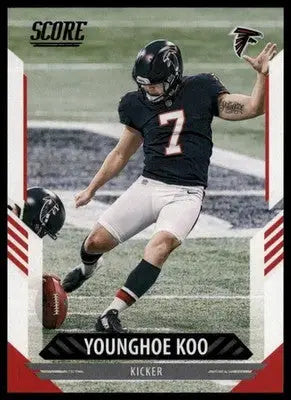 2021 Score Younghoe Koo 196 Atlanta Falcons