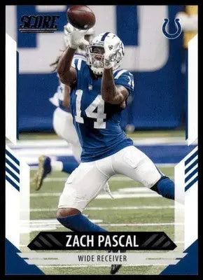 2021 Score Zach Pascal 166 Indianapolis Colts - Football Card Single