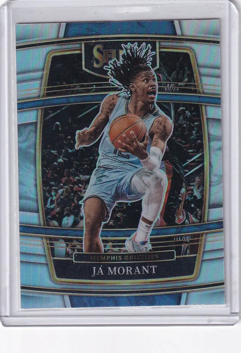 2021 SELECT #75 JA MORANT CONCOURSE SILVER- MEMPHIS GRIZZLIES - Basketball Card Single