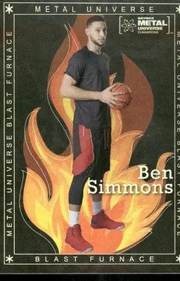 2021 Skybox Metal Universe Blast Furnace Ben Simmons #BF-10 Basketball - Basketball Card Single