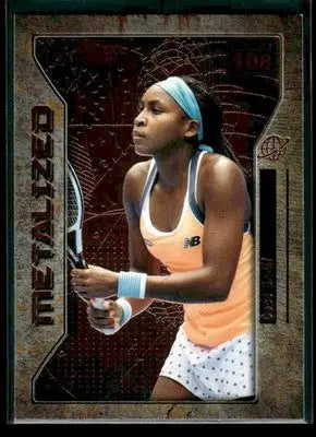 2021 SkyBox Metal Universe Champions Coco Gauff #108 Copper Tennis - Other