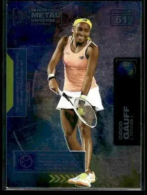 2021 SkyBox Metal Universe Champions Coco Gauff #61 Tennis - Other