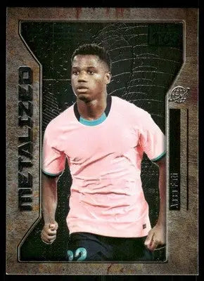2021 SkyBox Metal Universe Champions Metalized Ansu Fati #103 Soccer - Soccer Card Single