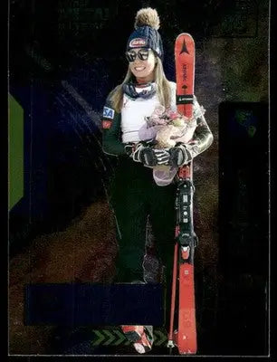 2021 Skybox Metal Universe Champions Mikaela Shiffrin #85 Alpine Skiing - Other