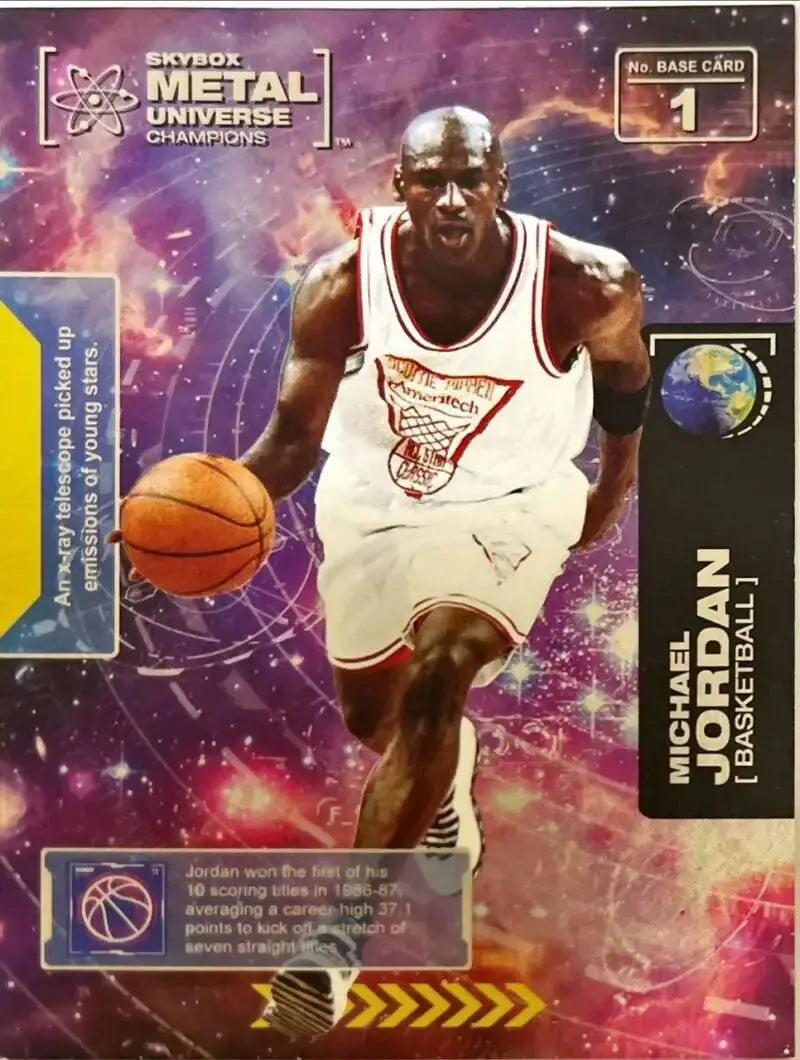 2021 Skybox Metal Universe Champions NM-MT #1 Michael Jordan Basketball Card - Basketball Card Single