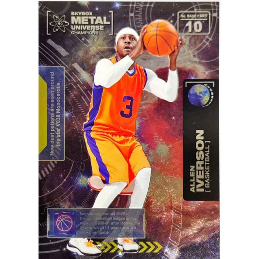 2021 Skybox Metal Universe Champions NM-MT #10 Allen Iverson Basketball Card - Basketball Card Single