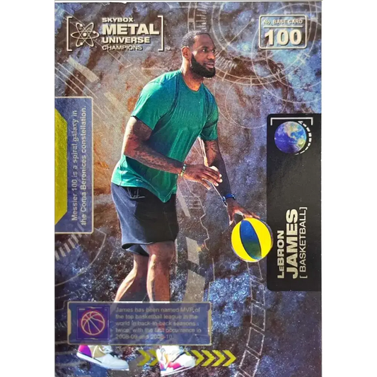 2021 Skybox Metal Universe Champions NM-MT #100 LeBron James Basketball Card - Basketball Card Single