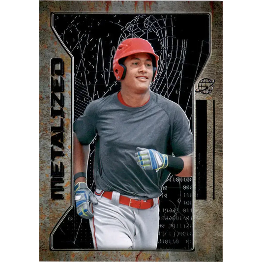 2021 Skybox Metal Universe Champions NM-MT #119 Bayron Lora Metalized RC Baseball Card - Baseball Card Single