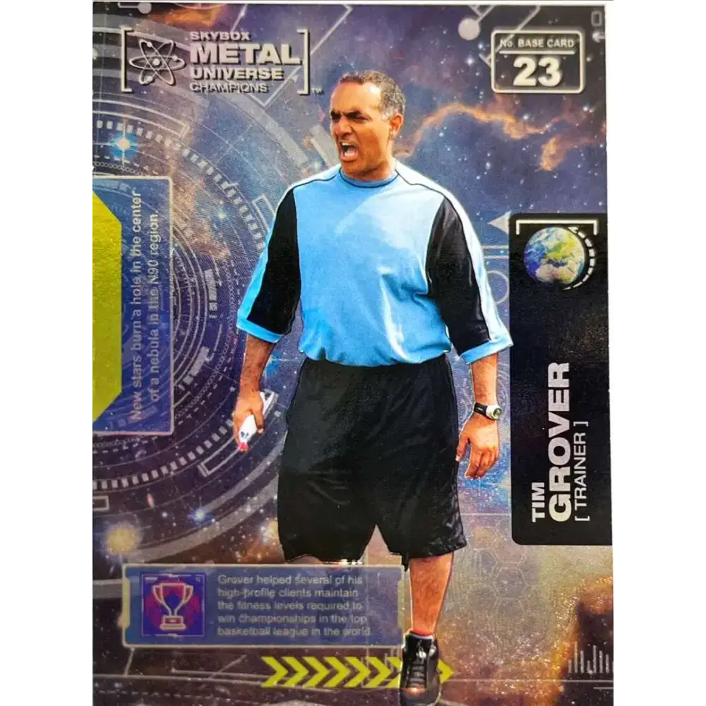 2021 Skybox Metal Universe Champions NM-MT #23 Tim Grover Trainor Card - Basketball Card Single