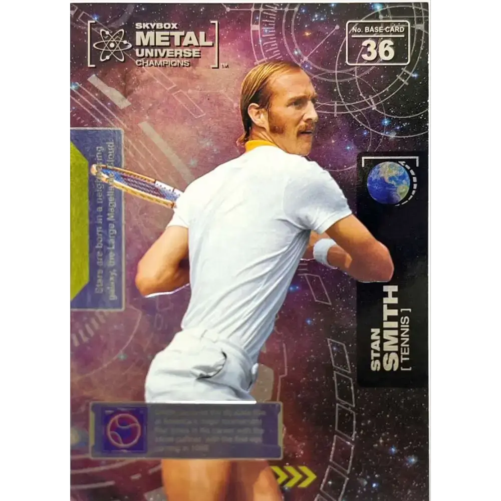 2021 Skybox Metal Universe Champions NM-MT #36 Stan Smith Tennis Card - Other