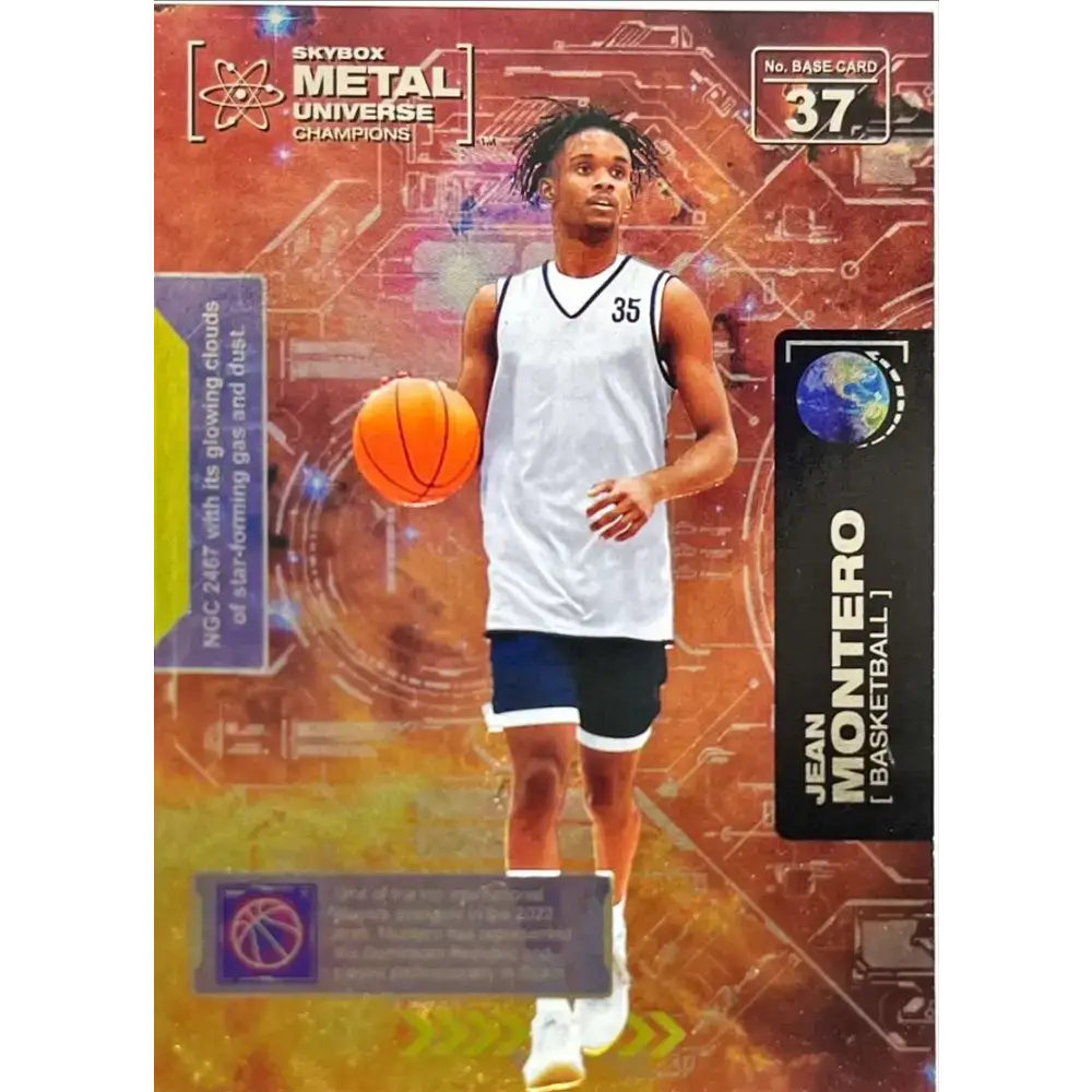 2021 Skybox Metal Universe Champions NM-MT #37 Jean Montero RC Basketball Card - Basketball Card Single