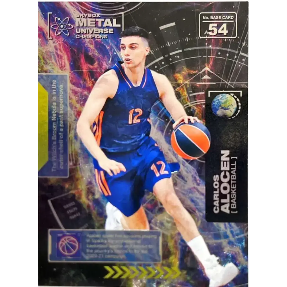 2021 Skybox Metal Universe Champions NM-MT #54 Carlos Alocen RC Basketball Card - Basketball Card Single