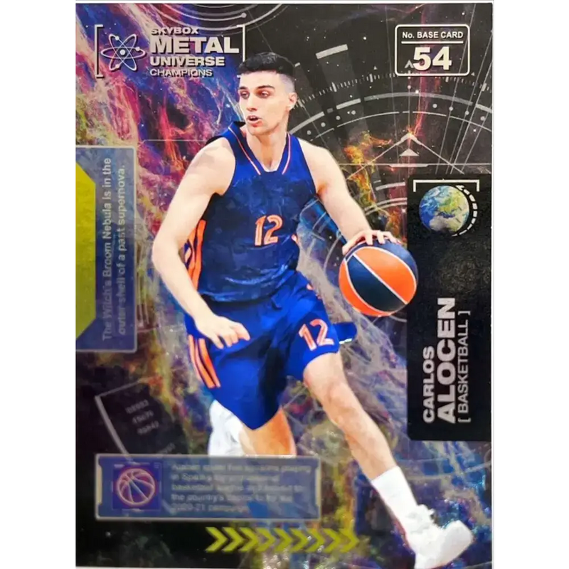 2021 Skybox Metal Universe Champions NM-MT #54 Carlos Alocen RC Basketball Card - Basketball Card Single