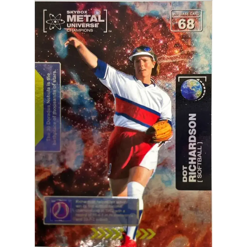 2021 Skybox Metal Universe Champions NM-MT #68 Dot Richardson Softball Card - Baseball Card Single
