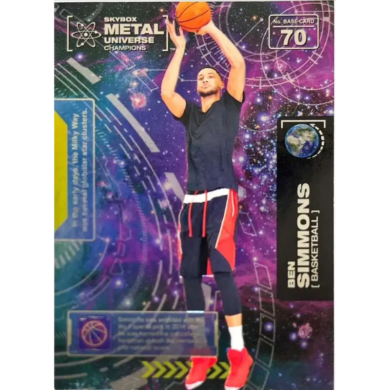 2021 Skybox Metal Universe Champions NM-MT #70 Ben Simmons Basketball Card - Basketball Card Single