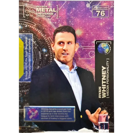 2021 Skybox Metal Universe Champions NM-MT #76 Ryan Whitney TV Personality Card - Hockey Card Single