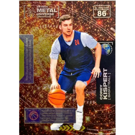 2021 Skybox Metal Universe Champions NM-MT #86 Corey Kispert RC Basketball Card - Basketball Card Single
