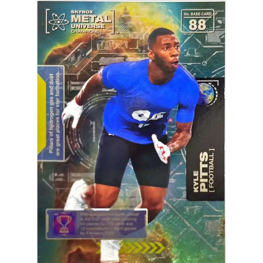 2021 Skybox Metal Universe Champions NM-MT #88 Kyle Pitts RC Football Card - Football Card Single