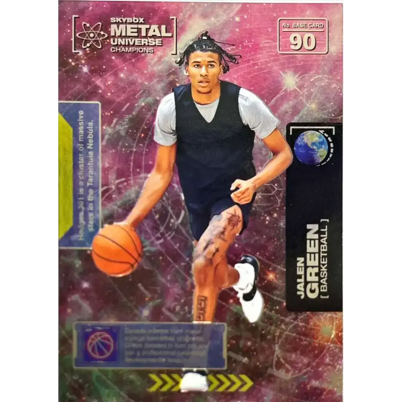 2021 Skybox Metal Universe Champions NM-MT #90 Jalen Green RC Basketball Card - Basketball Card Single