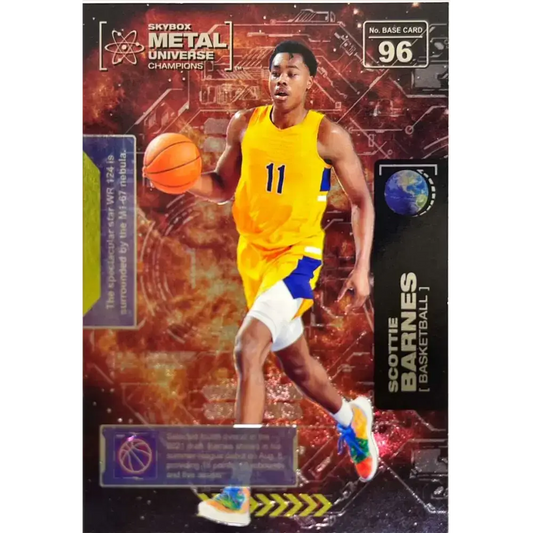2021 Skybox Metal Universe Champions NM-MT #96 Scottie Barnes RC Basketball Card - Basketball Card Single
