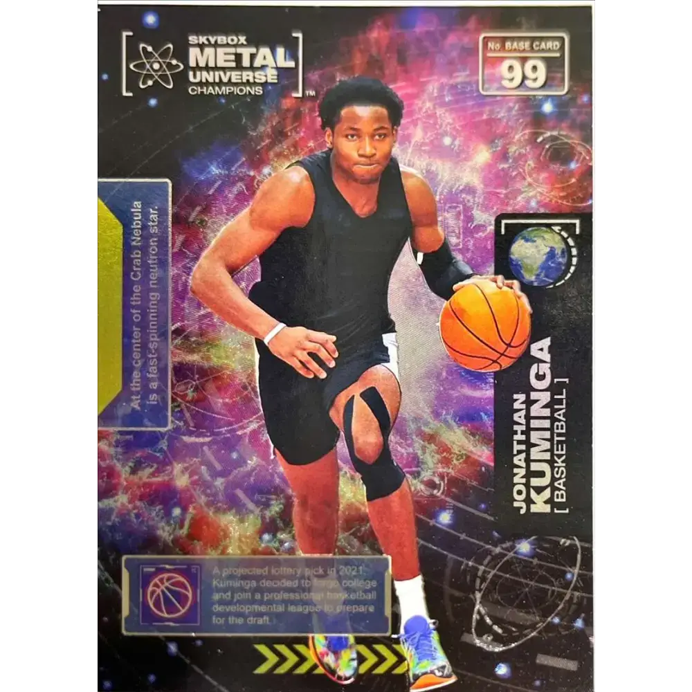2021 Skybox Metal Universe Champions NM-MT #99 Jonathan Kuminga RC Basketball Card - Basketball Card Single