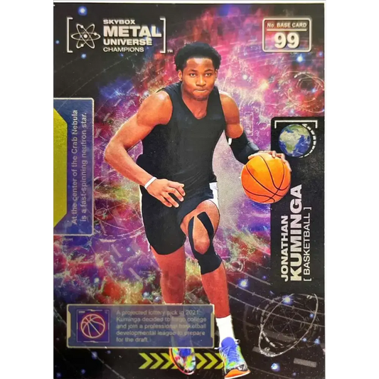2021 Skybox Metal Universe Champions NM-MT #99 Jonathan Kuminga RC Basketball Card - Basketball Card Single