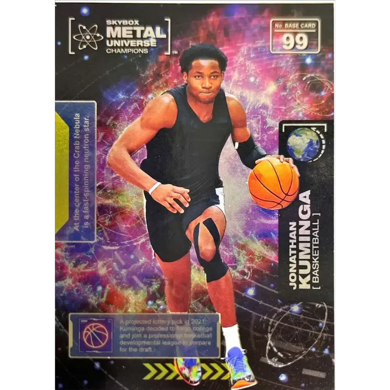 2021 Skybox Metal Universe Champions NM-MT #99 Jonathan Kuminga RC Basketball Card - Basketball Card Single