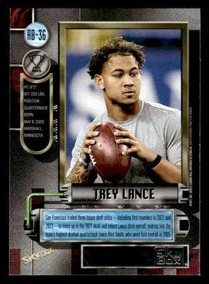 2021 SkyBox Metal Universe Champions #RB-36 Trey Lance 1997-98 Retro - Football Card Single
