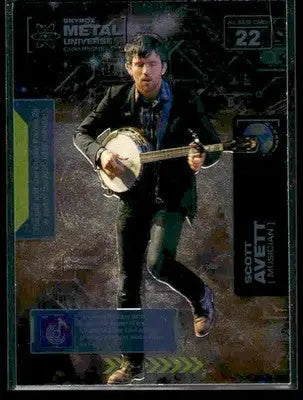 2021 Skybox Metal Universe Champions Scott Avett #22 - Other