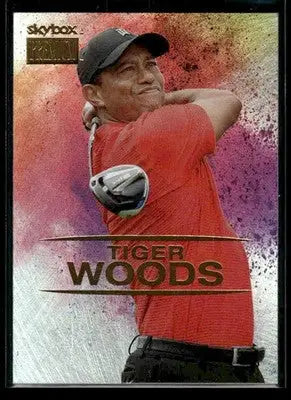 2021 SkyBox Metal Universe Champions Tiger Woods #S-25 Skybox Premium PGA - Golf Card Single