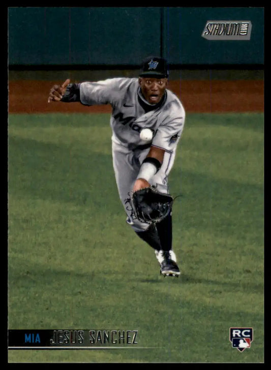 2021 Stadium Club Jesus Sanchez RC 77 Miami Marlins Baseball NM - Baseball Card Single