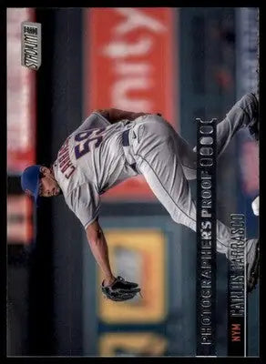 2021 Stadium Club - Photographers Proof SP Carlos Carrasco 131 New York Mets NM - Baseball Card Single