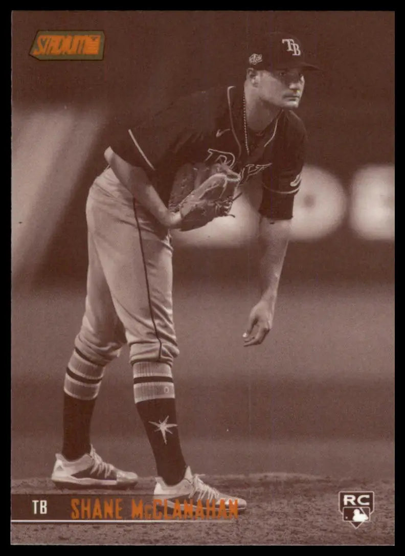 2021 Stadium Club - Sepia Shane McClanahan 170 Tampa Bay Rays NM - Baseball Card Single