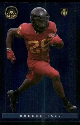 2021 Super Glow 1st Ever Breece Hall #24 Football