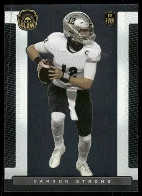 2021 Super Glow Carson Strong #18 Football - Football Card Single