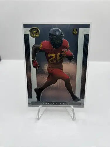 2021 Super Glow Silver Foil Breece Hall #24 RC Rookie Football Card - Football Card Single
