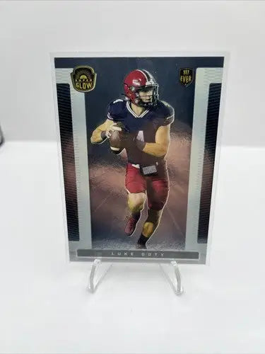 2021 Super Glow Silver Foil Luke Doty #34 Football Card - Football Card Single
