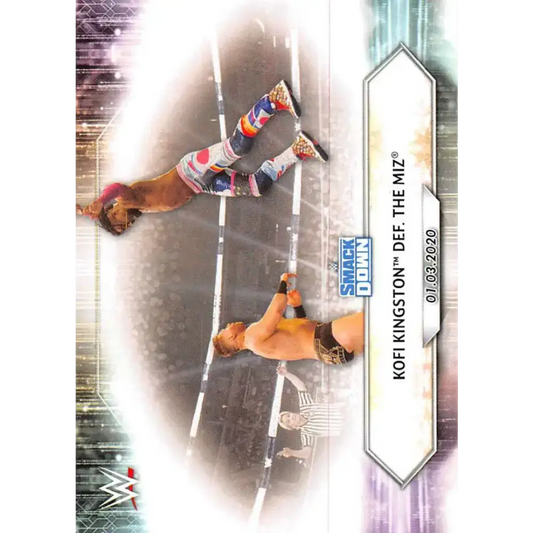 2021 Topps #1 Kofi Kingston NM-MT Wrestling Card - Wrestling Card Single